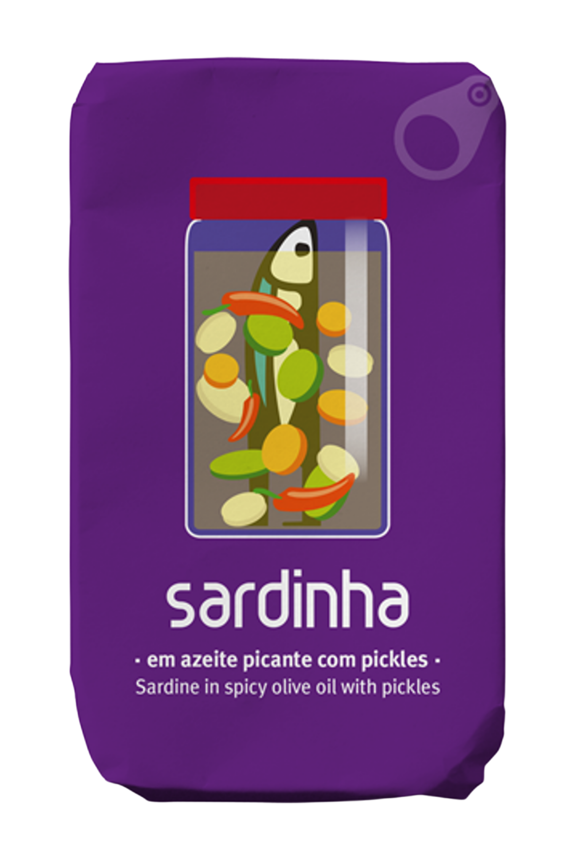 Sardine in spicy olive oil and pickles