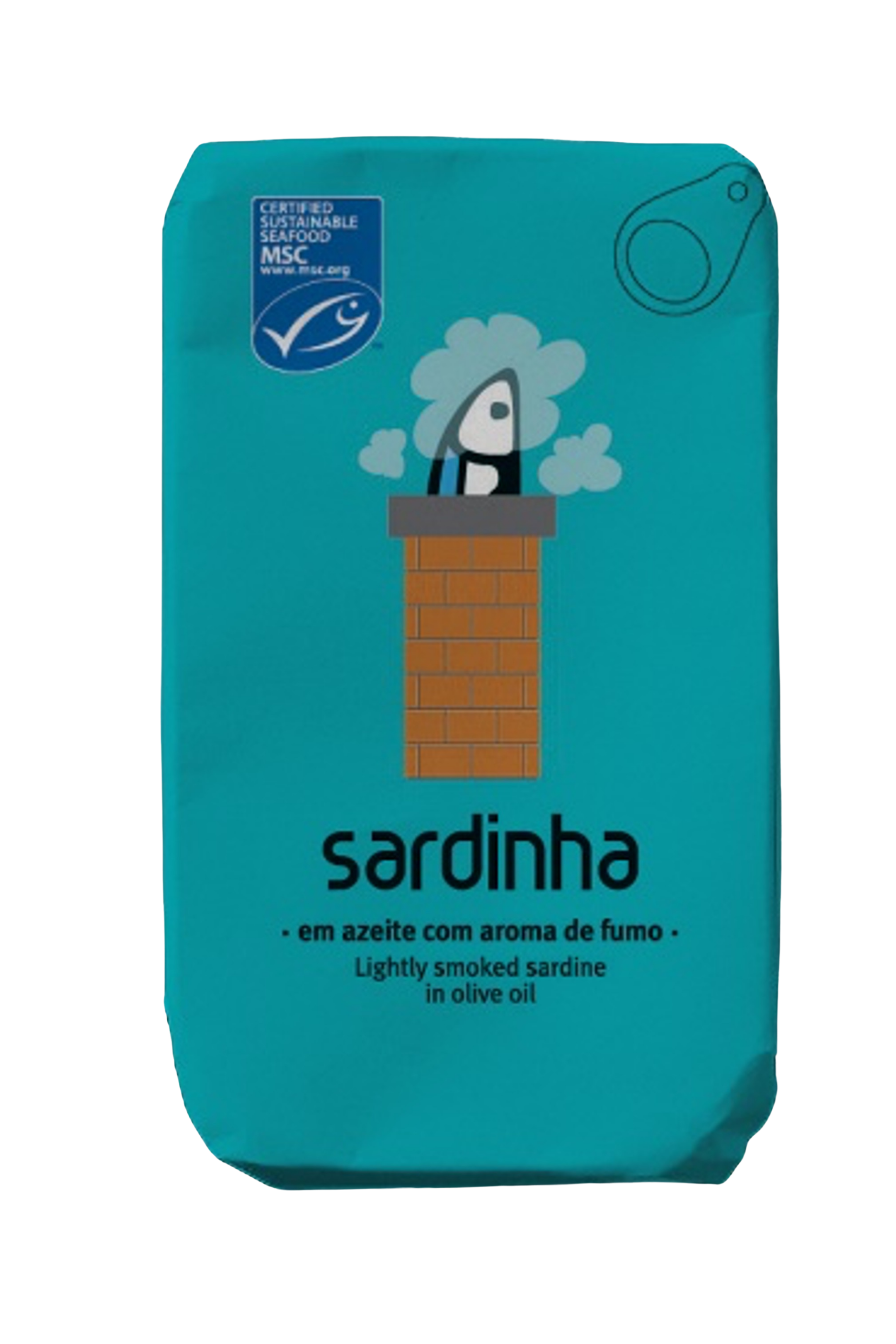 Lightly smoked MSC sardine