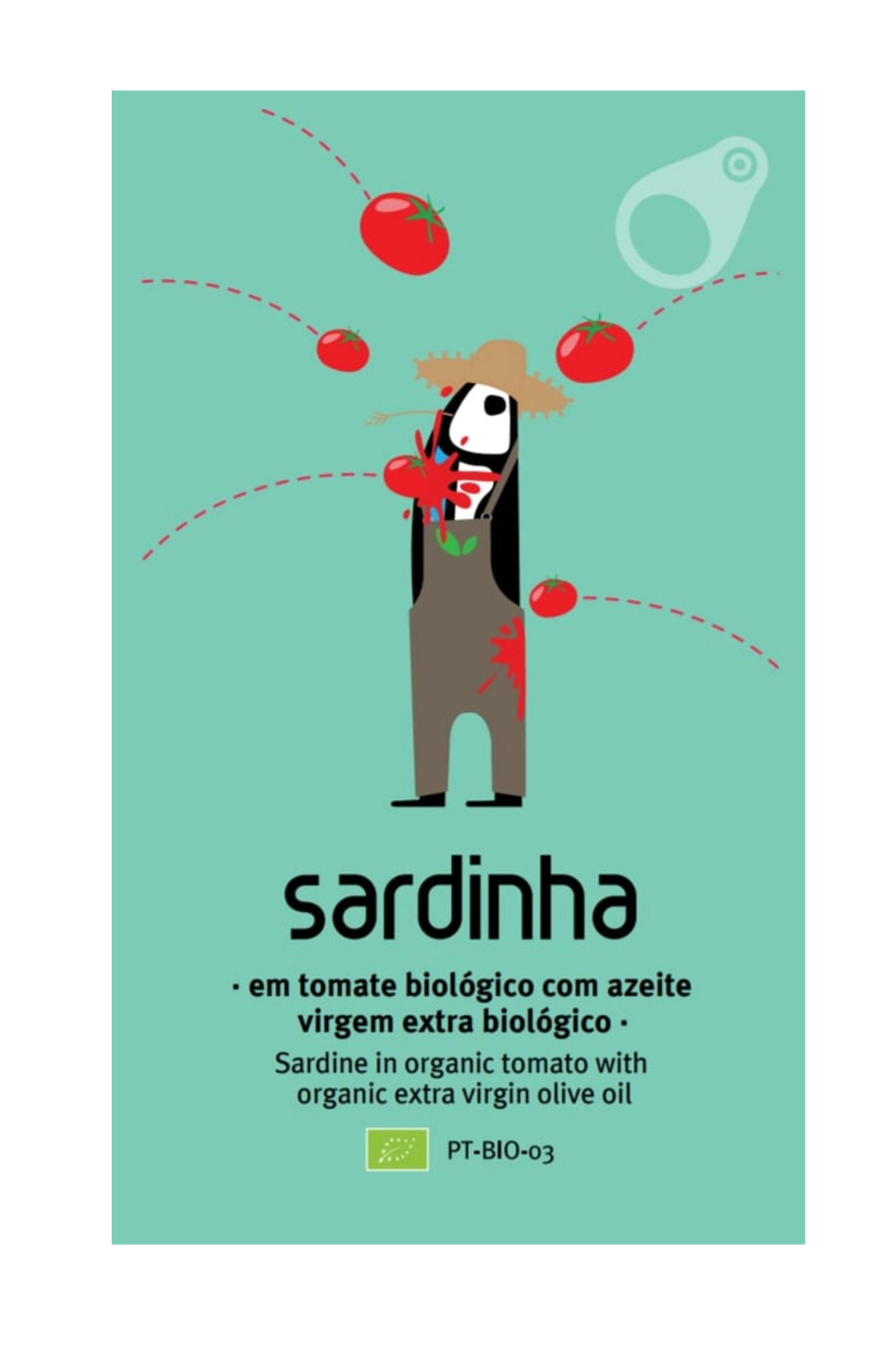 Sardine in organic olive oil and organic tomato