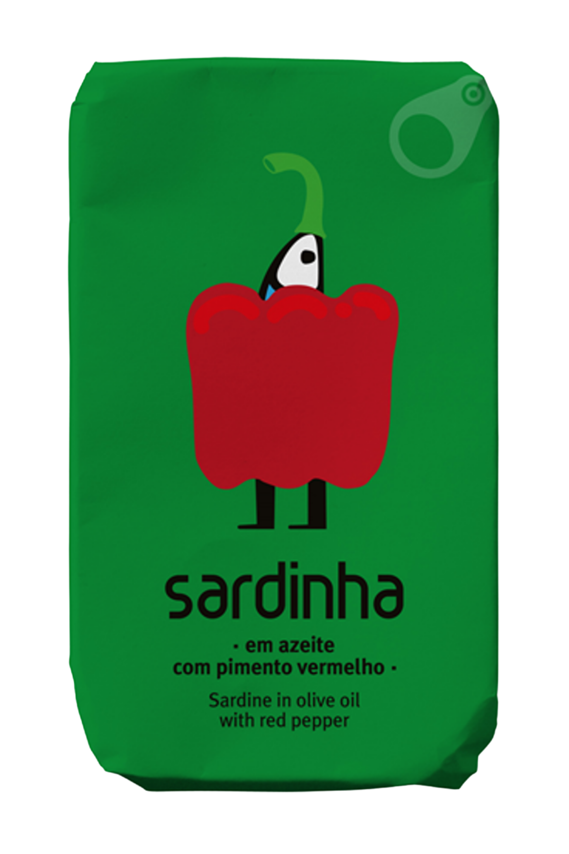 Sardine in organic olive oil with organic red pepper